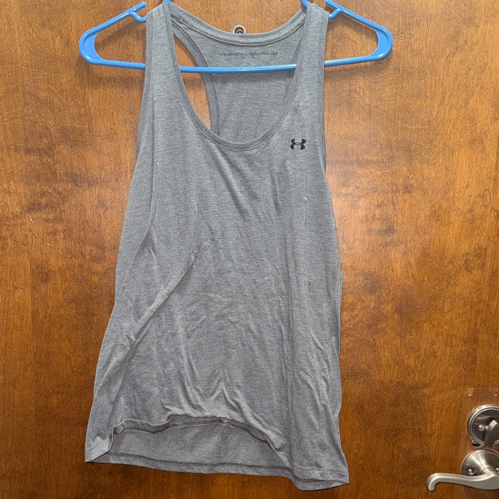 Under Armour Women's Heather Gray Tank Top